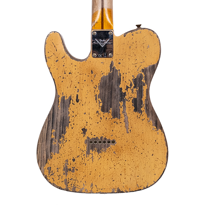 Fender Custom Shop 1952 Telecaster Super Heavy Relic Aged Nocaster Blonde Elektro Gitar